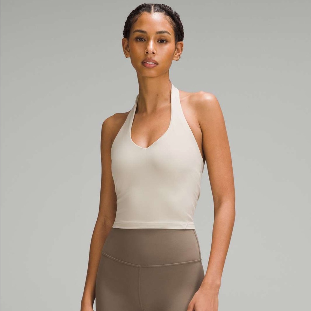 Lululemon Align Halter Tank in color BONE